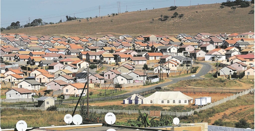 Scores of people who previously lived in squalor in townships now live in Cosmo City, situated outside Randburg in Johannesburg PHOTOs: TEBOGO LETSIE 