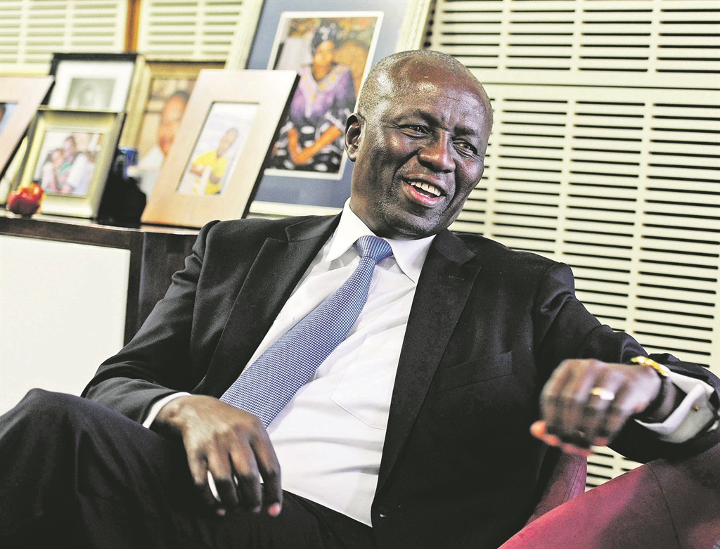 Deputy Chief Justice Dikgang Moseneke during an interview at the Constitutional Court on Thursday. He is hanging up his robe after 15 fruitful years Picture: Tebogo Letsie