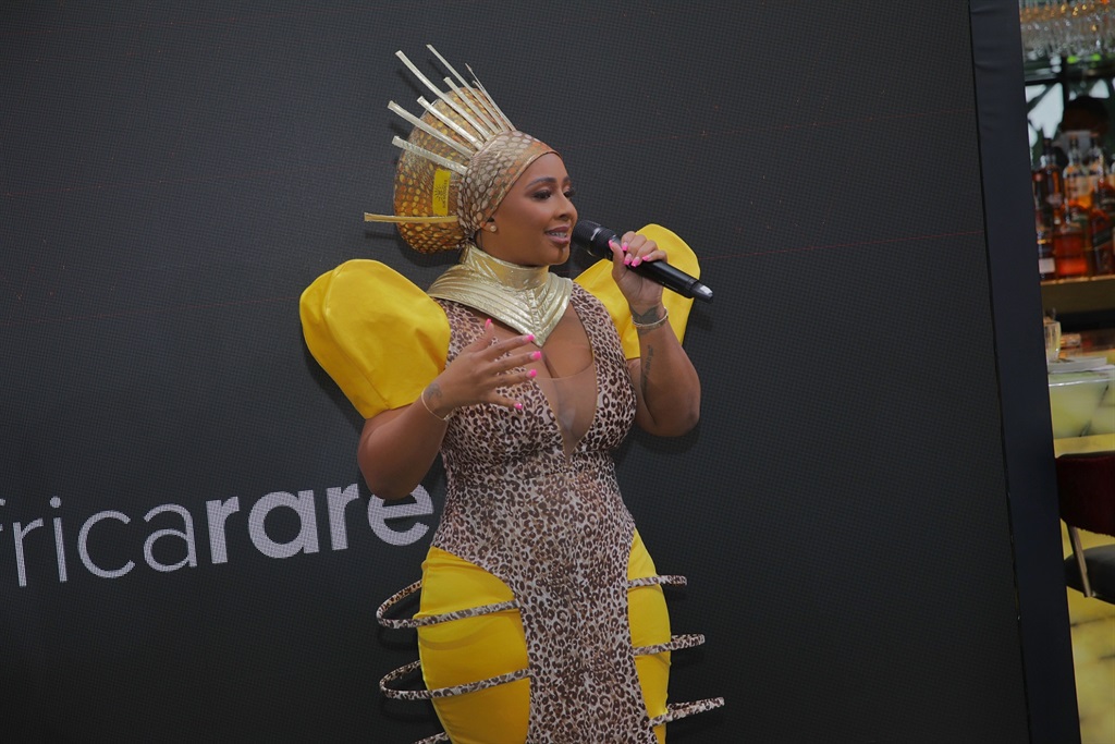 Boity at Africarare Metaverse Launch in  Johannesburg. 