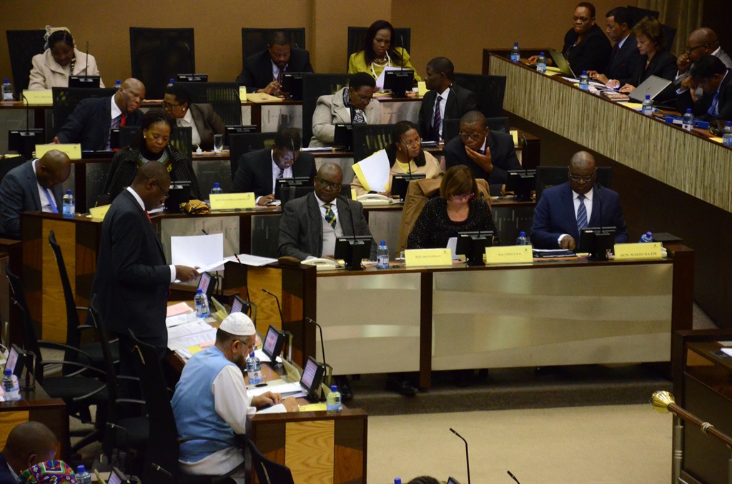 The sitting held at the state of the Budget Votes for 2016/17 financial year at the Gauteng Provincial Legislature. Photo by Zamokuhle Mdluli Photo by   