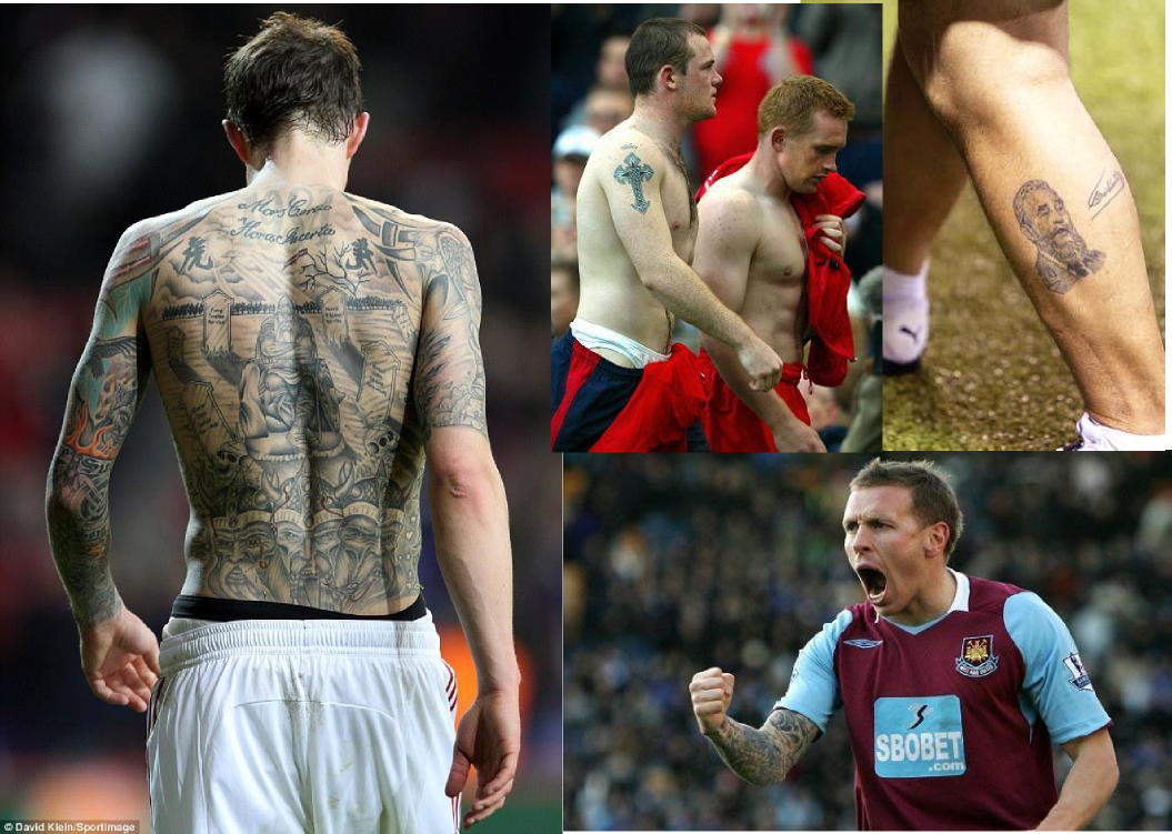 Top 10 Footballers Tattoos and the Stories Behind it