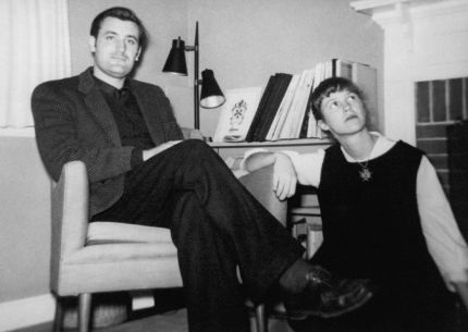 Sylvia Plath and Ted Hughes in Concord, Massachusetts, December 1959. (Courtesy Marcia Brown and Mortimer Rare Book Room, Smith College.)
