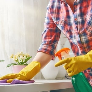 Just a little bit of cleaning around the house can help you live longer. 