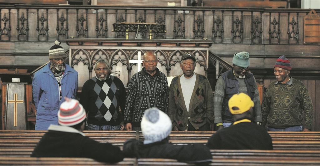 Pensioners who have protested outside Parliament since April have left their base at Cape Town’s Central Methodist Church and are taking their grievances to court  PHOTO: Lulama Zenzile
