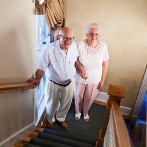 Many senior citizens struggle to climb stairs. (iStock)