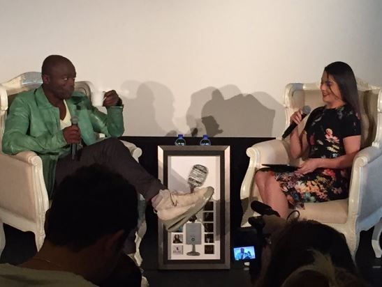 International artist - Seal at a press conference today. 