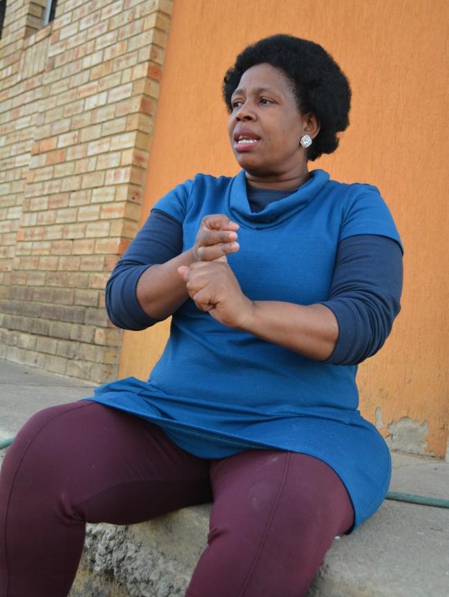 I NEEDED THE MONEY: Margareth Hlatshwayo said she’s terrified to go out of her house because she thinks God will punish her for her false testimonies. 
Photo by 
Everson Luhanga
