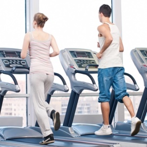 Couple in fitness centre from Shutterstock