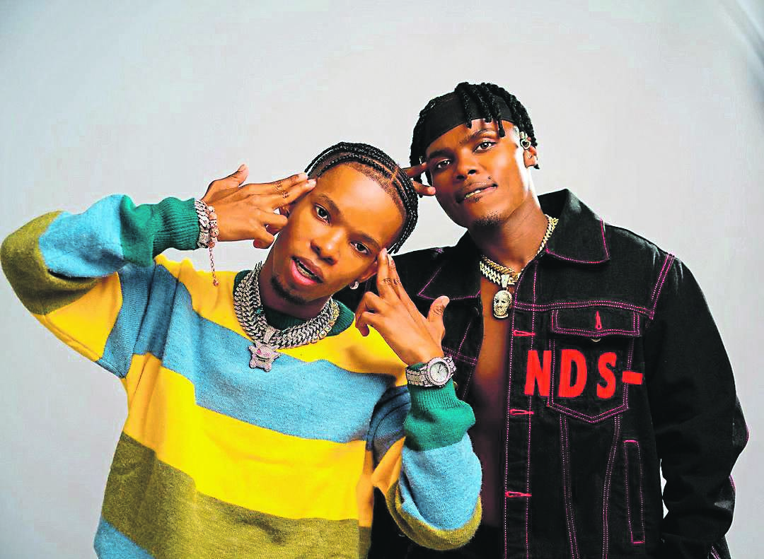 Afro-pop duo Blaq Diamond, who are happy to be able to release new music.  