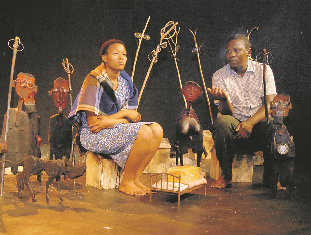 tshepang Mncedisi Shabangu and Nonceba Constance Didi in Tshepang, written and directed by Lara Foot PHOTO: ANDREW BROWN 