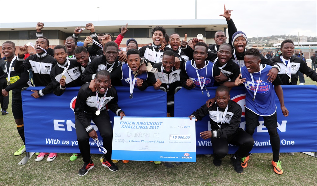 Durban FC are the 2017 Champions of the Engen Knockout Challenge - Durban