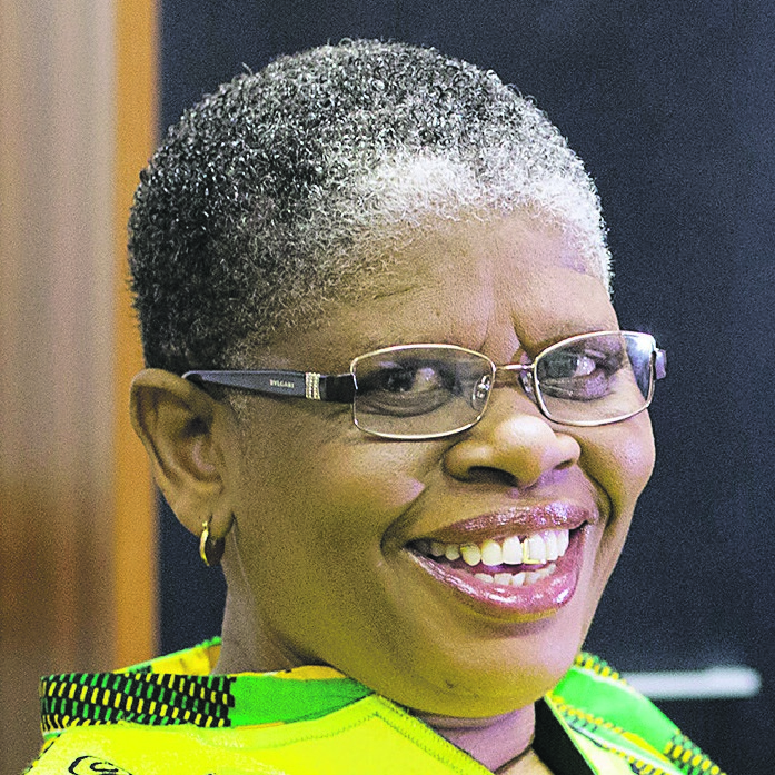READY TO RUMBLE Zandile Gumede in her office at Durban’s City Hall. Picture:  Matthew Mickleton 