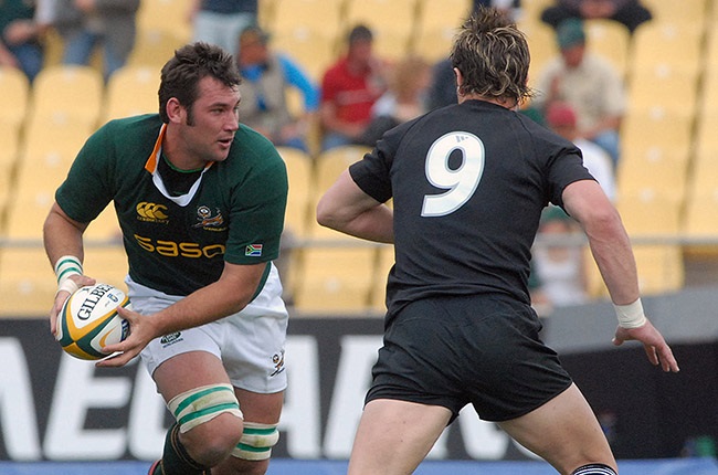Pedrie Wannenburg in action against the All Blacks. (Photo by Wessel Oosthuizen/Gallo Images)