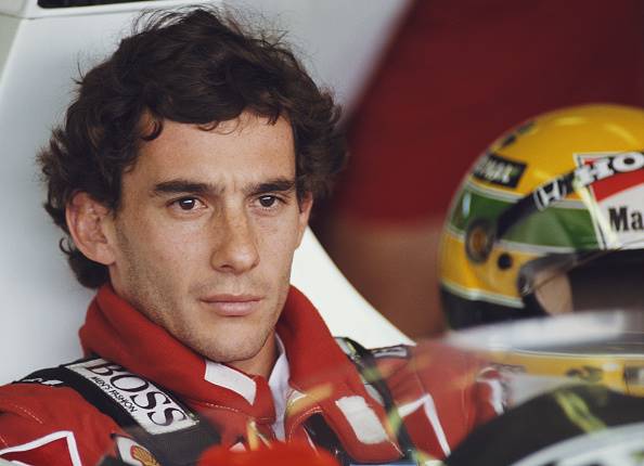 Die ontslape motorsportheld Ayrton Senna. Foto: Getty Images