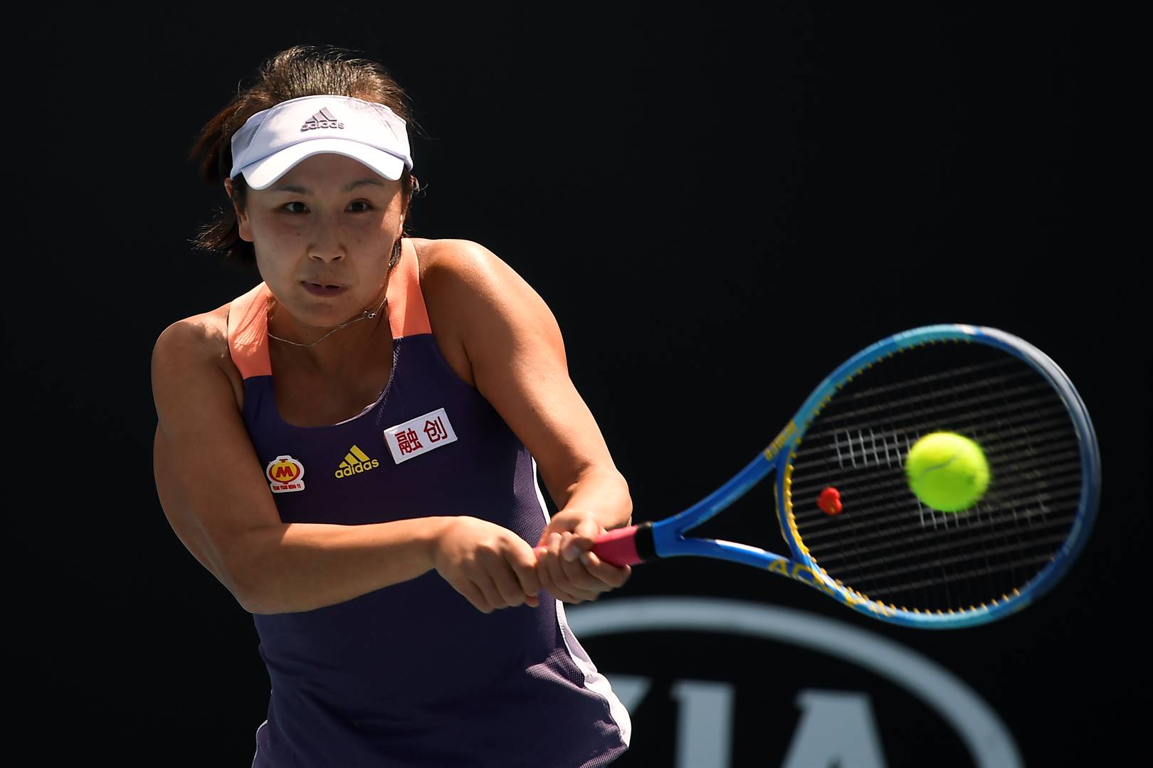 Die Chinese tennisspeler Peng Shuai toe sy aan die 2020- Australiese Ope deelgeneem het.  Foto: Getty Images
