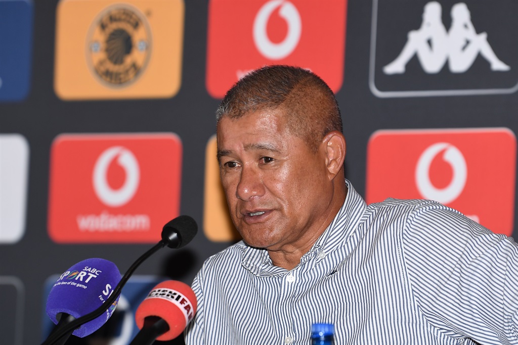 Kaizer Chiefs coach Cavin Johnson during the DStv Premiership match between Kaizer Chiefs and Golden Arrows at FNB Stadium on March 05, 2024 in Johannesburg, South Africa.