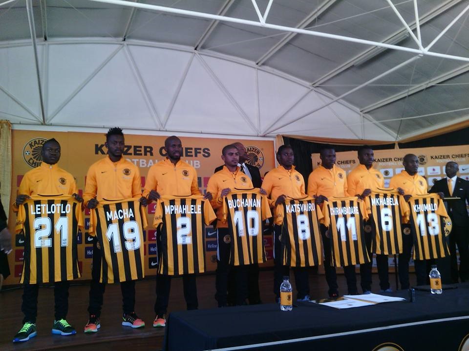 Kaizer Chiefs new technical team and players unveiled at Naturena Kaizer Chiefs village.