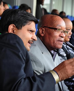 Atul Gupta and President Jacob Zuma (Photo: GCIS)