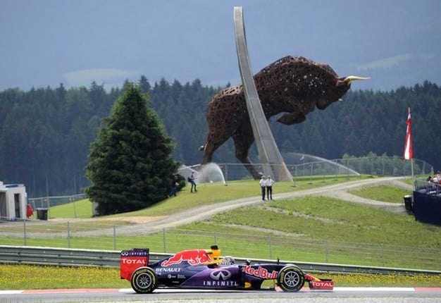 <B>PLANS FOR EXPANSION:</B> Red Bull says they are considering expanding the Red Bull Ring in Austria. <I>Image: AP / Samuel Kubani</I>