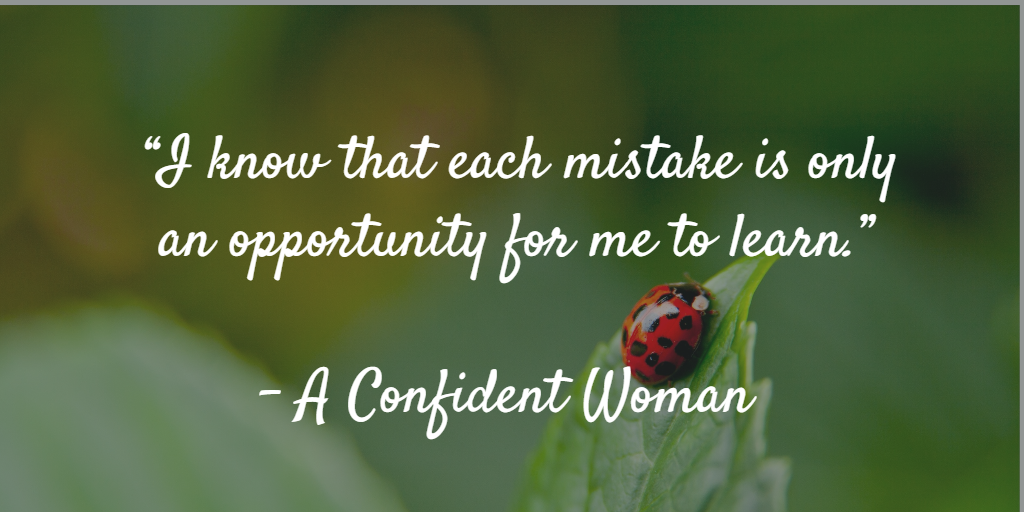 Confident woman quote