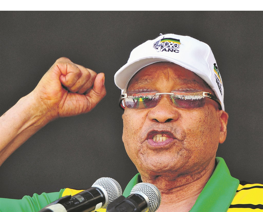 NUMBER ONE President Jacob Zuma at the ANC manifesto launch in Port Elizabeth. Picture: Werner Hills  