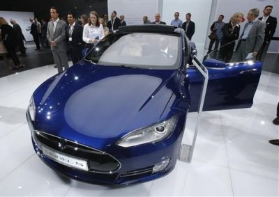 <b>ELECTRIC CARS IN DEMAND:</b> Despite ongoing scandal regarding its 'autopilot mode', Tesla's electric vehicles  remain popular. <I>Image: AP / Michael Probst</i>