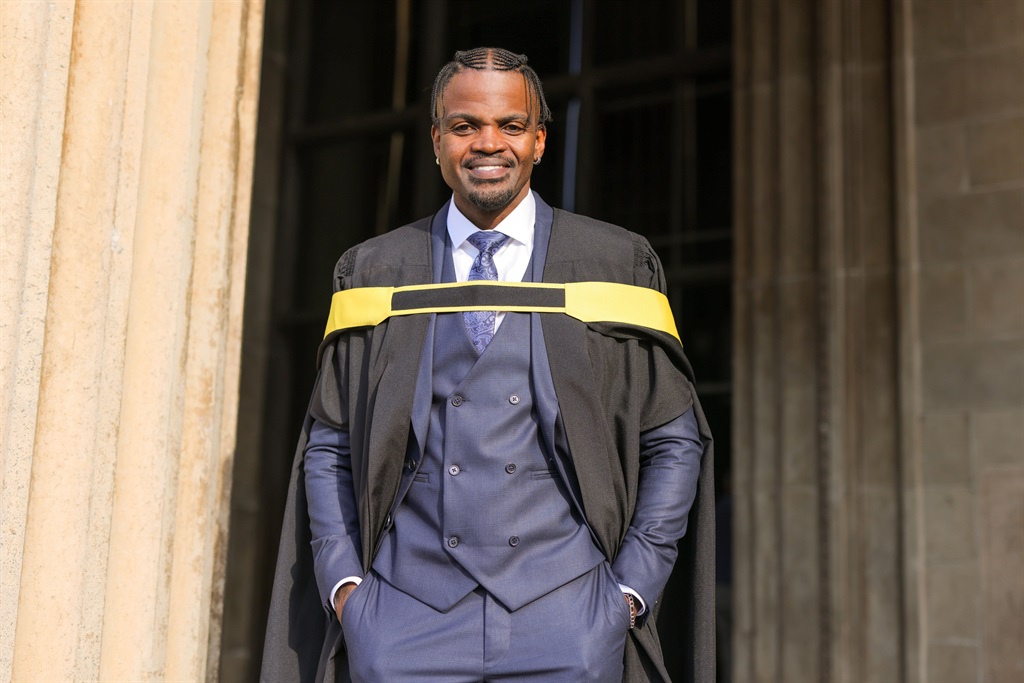 DJ Cleo said he's happy that he finally completed his degree. 