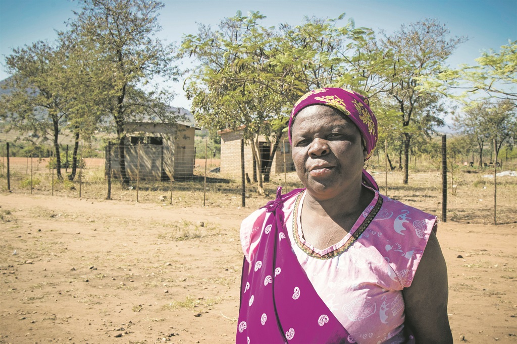 Dina Chauke from Vuwani chose to vote on Wednesday amid the turmoil in the area. Picture: Thomas Holder 