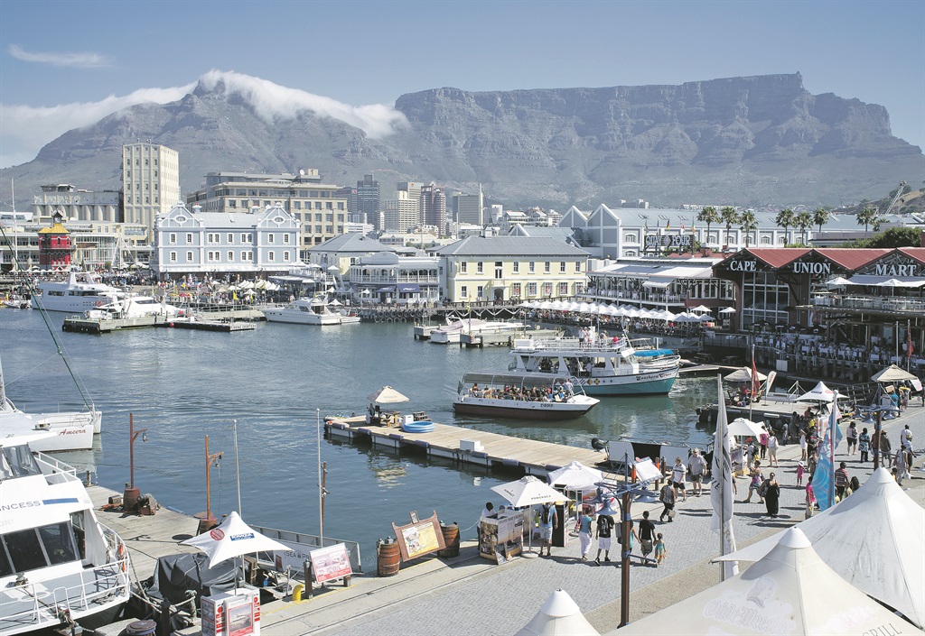 HOT PROPERTY The V&A Waterfront in Cape Town, with a view of Table Mountain. Picture: Education Images / Getty Images 