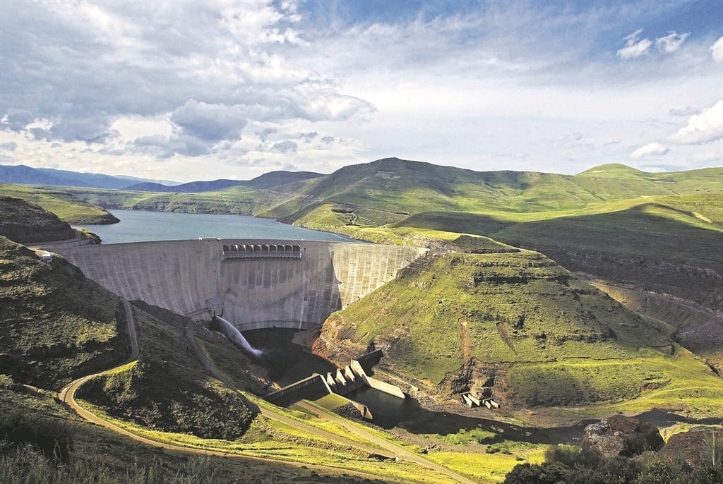 The Katse Dam is part of the Lesotho Highlands Water Project and supplies water to Gauteng. Picture: Deaan Vivier 