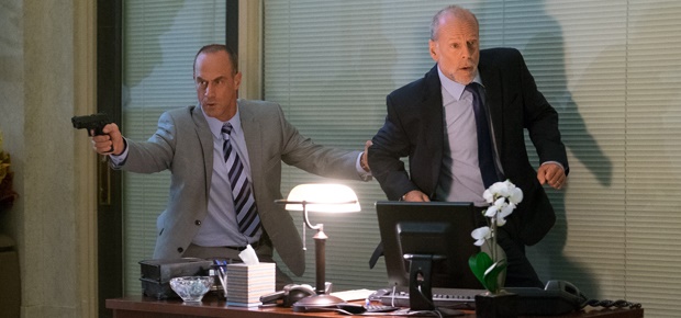 Christopher Meloni and Bruce Willis in Marauders. (Ster-Kinekor)