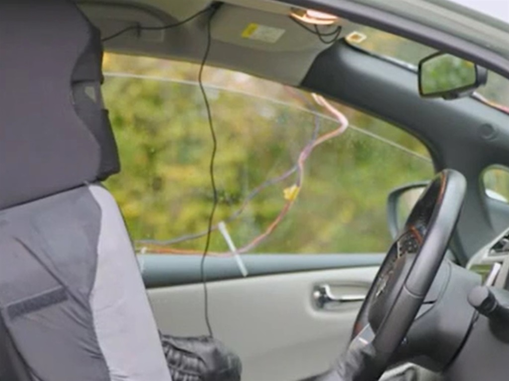 Ford disguised a man as a car seat to research self-driving