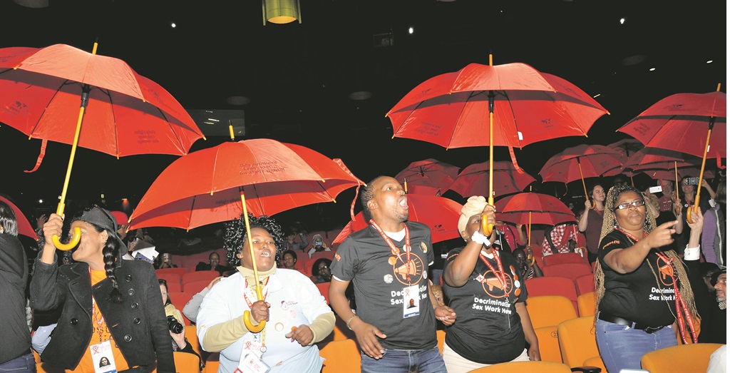 Sex workers at the International Aids Conference in Durban were not impressed when deputy minister of justice and constitutional development, John Jeffery, said it was illegal to buy or sell sex in Mzansi.  Photo by Nkosi Sibalukhulu  