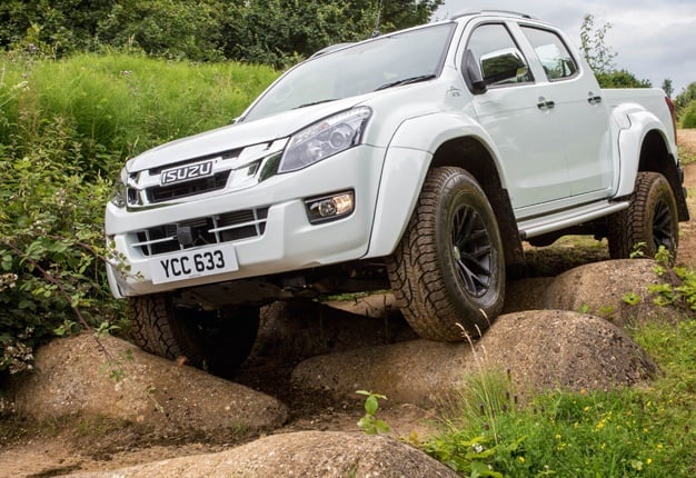 <B> THIS KB HAS BEEN TO GYM:</B> Isuzu UK gave its KB the Arctic treatment and it looks utterly beastly! <I>Image: NewsPress</I>