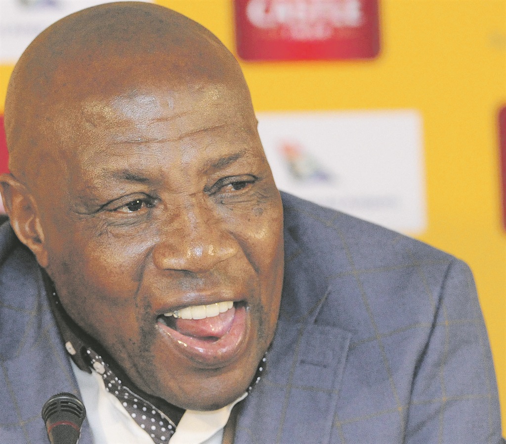 Bafana coach Shakes Mashaba believes his side can beat Senegal next month. Photo by Backpagepix 