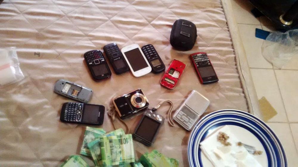 'These are some of the items that were discovered when police carried out a raid in Polokwane on Wednesday. Photo by SAPS