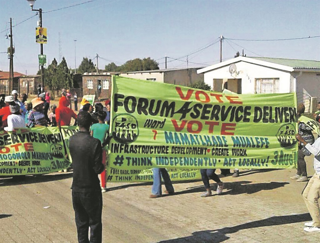 Forum 4 Service Delivery campaigns in Wolmaransstad in North West 