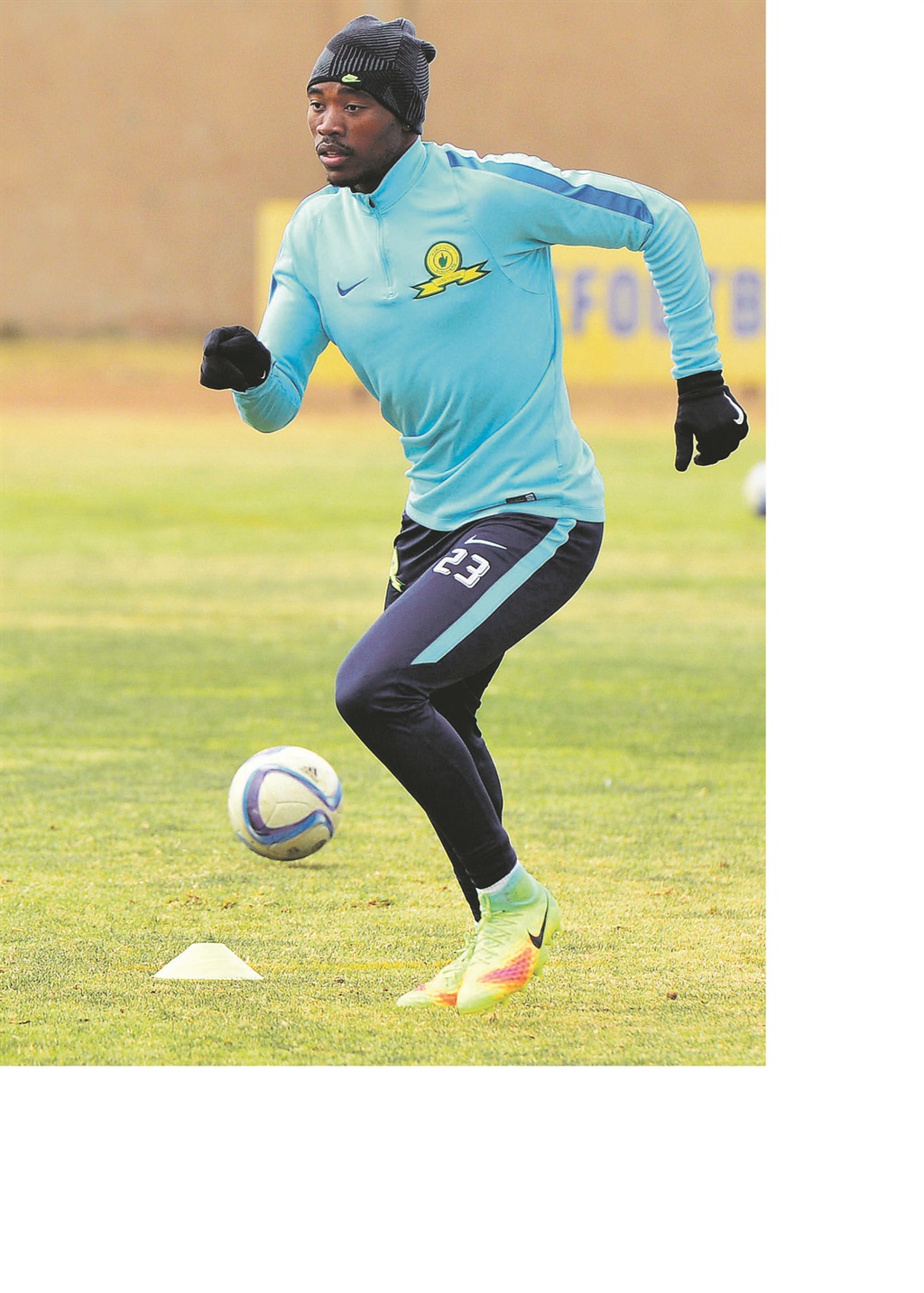 BIG FISH Mamelodi Sundowns finally landed the signature of Sibusiso Vilakazi. Picture: Themba Makofane 