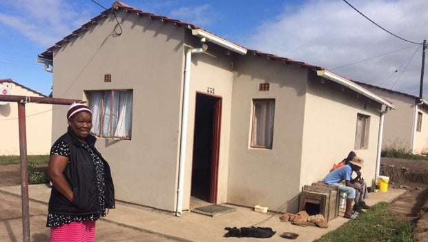 Hillview RDP houses in Gingindlovu, near Eshowe are poorly built. (Amanda Khoza, News24).