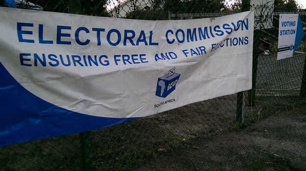 IEC voting station. (Duncan Alfreds, News24)
