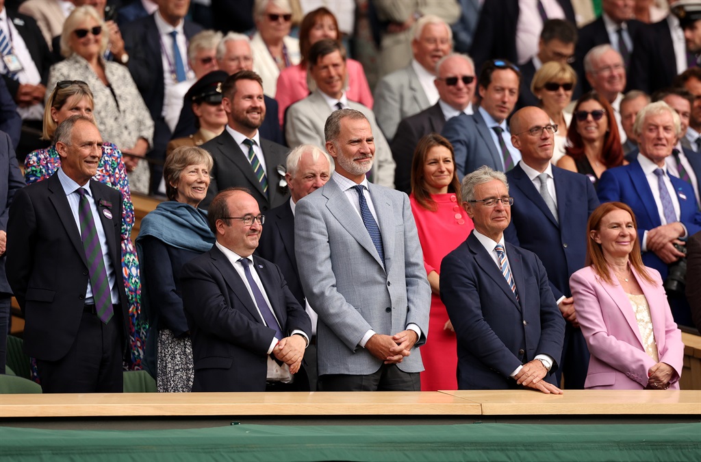 HRH King Felipe VI (C) of Spain is seen in the Roy