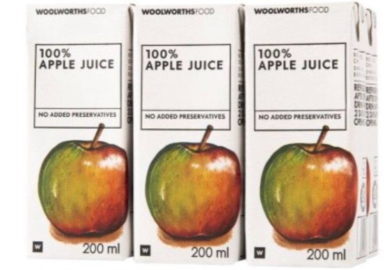 Woolworths recalls some apple juice cartons amid concerns over mould