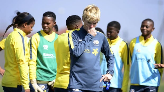 Banyana Banyana coach Vera Pauw has appealed to the PSL to help make women's soccer a priority. Picture: Trevor Kunene/Daily Sun 