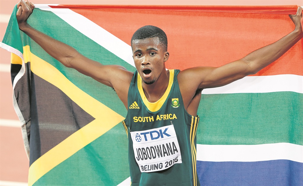 Anaso Jobodwana is unfazed by sprinters like Jamaican record holder Usain Bolt.  Photos by Getty Images 