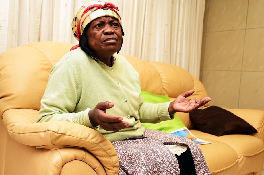 Selina Msimango from Meadowlands, Soweto, said her domestic worker stole from her and then went to work two houses away. Photo by Lucky Morajane 