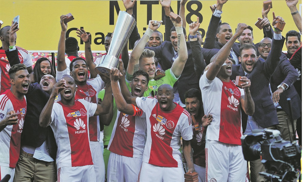 CHAMPIONS Ajax Cape Town celebrate winning the 2015 MTN8 final against Kaizer Chiefs at Nelson Mandela Bay Stadium last year. The Urban Warriors will not take part in this year’s edition because they missed the cut. Picture: Chris Ricco 
