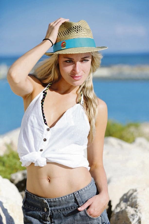 Reeva Steenkamp during a photo shoot in Jamaica. Picture: Stimulii/File