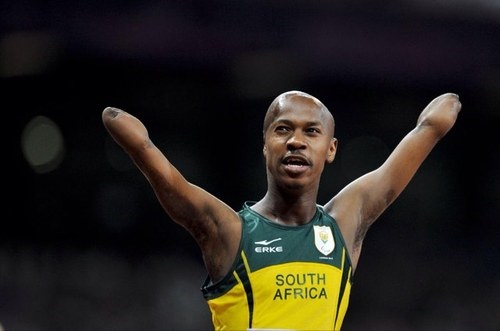 Gold Medalist Samkelo Radebe. Photo by Getty Images 