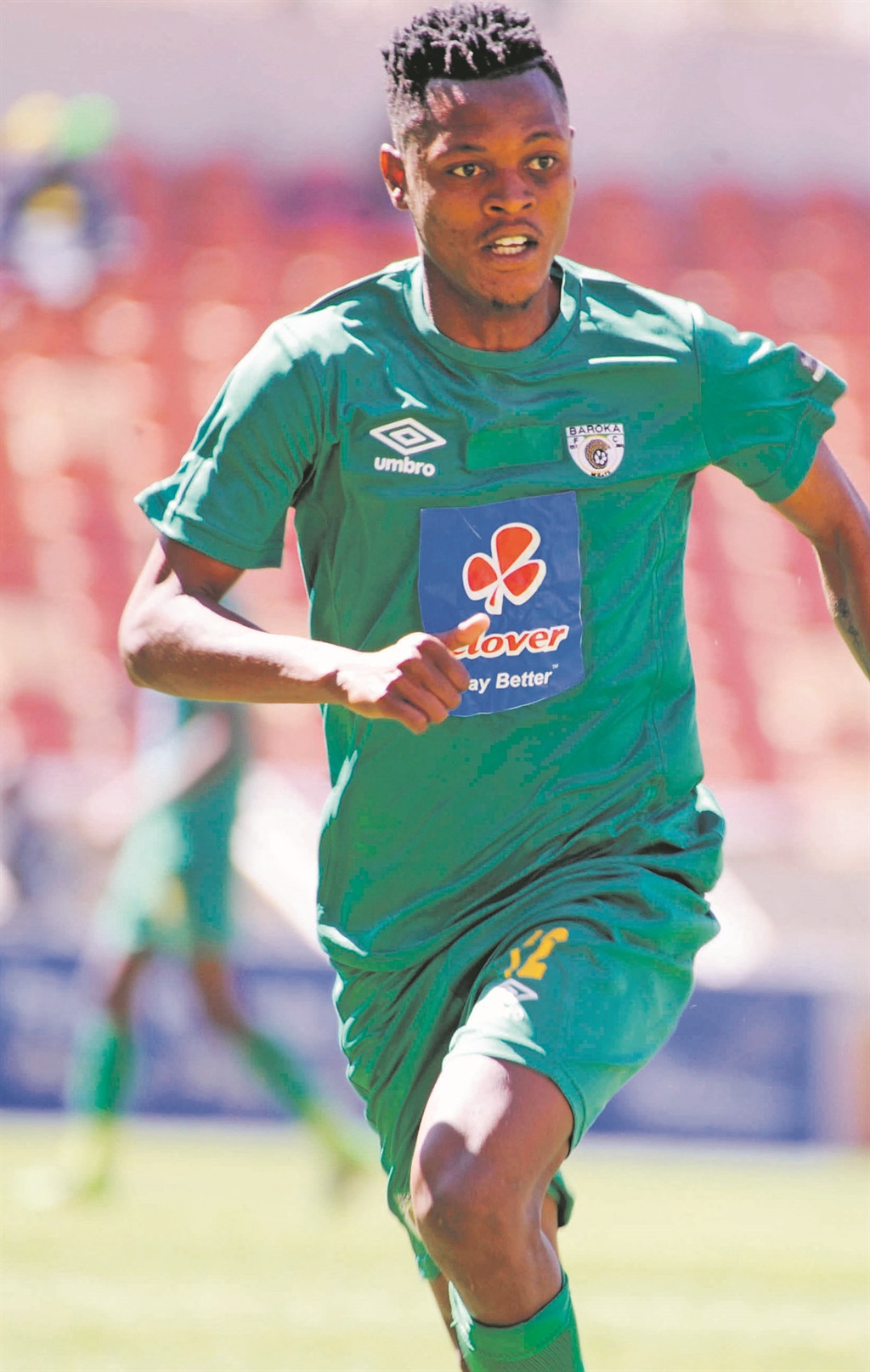 Richard Matloga will most likely be in Baroka FC’s starting line-up tonight.  Photo by  Gallo Images 