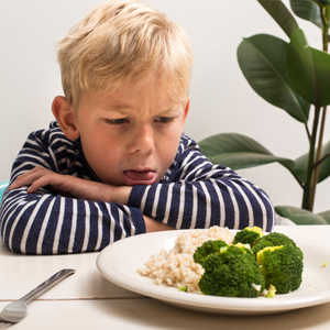 Children can be fussy eaters and parents can be guilty of spinning myths to get their kids to eat their food. 